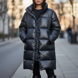Calvin Klein Oversized Black Puffer Jacket